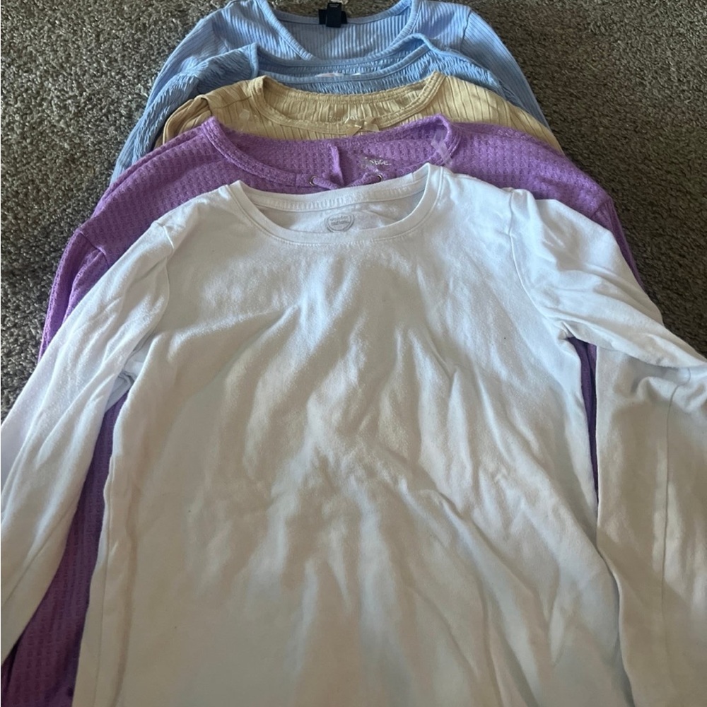 Colorful Long Sleeve Shirt Set